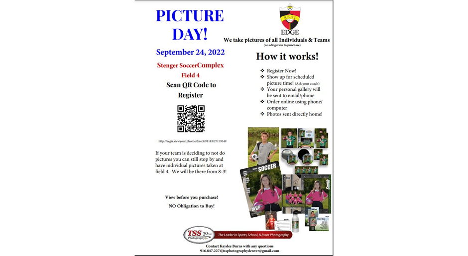 September 24th is Picture Day!
