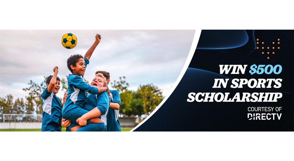 Win a $500 sports scholarship from DIRECTV!