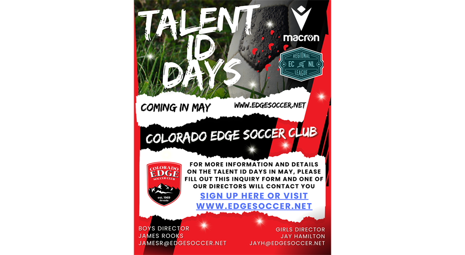 Talent ID Sessions - Check Us Out!